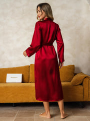 Women's Long Mulberry Silk Robe