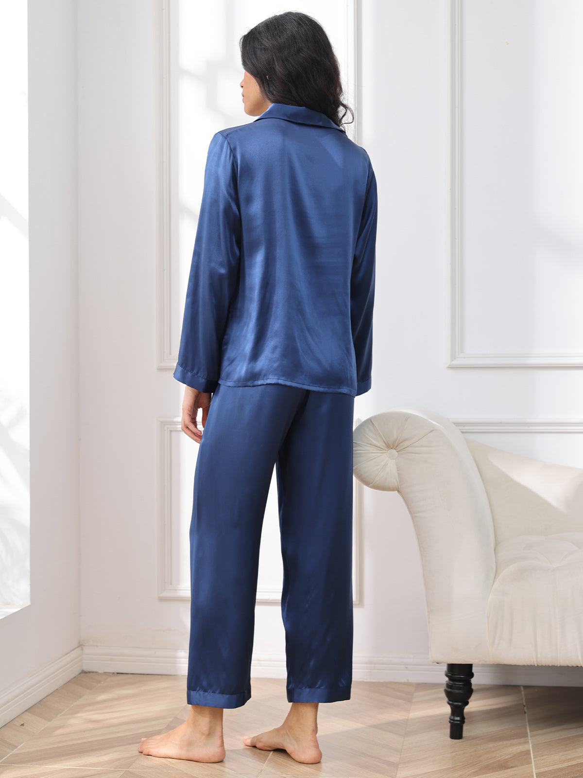 Women’s Mulberry Silk Long Sleeve Pajama Set